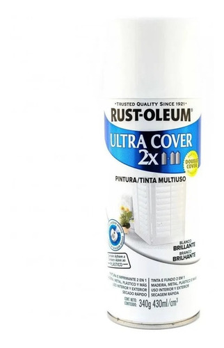 Aerosol Blanco Semi Brillante Cover Rust-oleum 