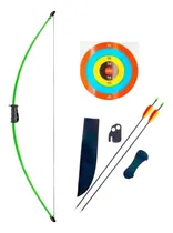 Comprar Arco Y Flecha Curvo De 112cm Color Verde Claro Orientación De La Mano Ambidiestro