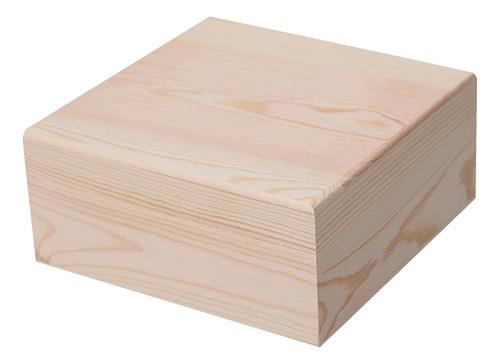 Caja De Almacenamiento De Madera,caja De 18cmx18cmx8cm