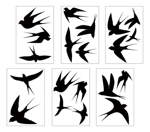 / Pegatinas De Pájaros Pegatinas De Ventana Anticolisión 6