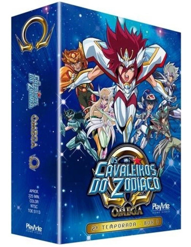 Os Cavaleiros Do Zodíaco 3 Dvds 2ª Temporada Box 1 Vol 1 2 3