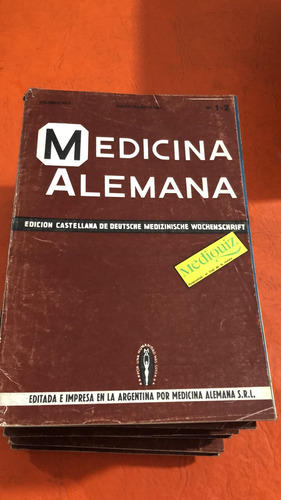 Revistas Medicina Alemana Tomos 1 A 12 Ed Medicina Alemana 