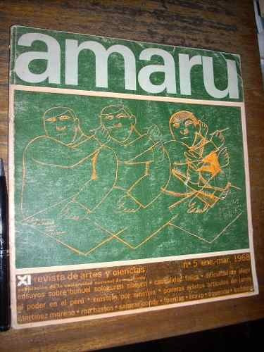 Revista De Artes Y Ciencias Amaru Nº 5 1968 Ver Portada Lima