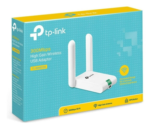 Adaptador Receptor Inalámbrico Alta Potencia Tl-wn822n Jwk
