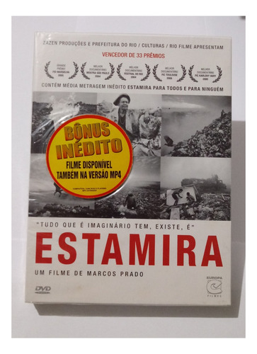 Dvd Duplo Estamira - Box Com Luva Lacrado Doc Esquizofrenia