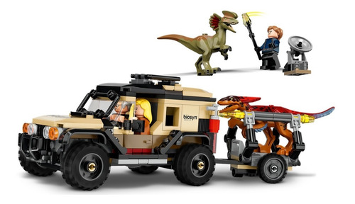 Imagen 2 de 5 de Lego Jurassic World - Transporte Del Pyrorraptor (76951)