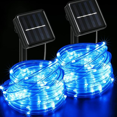 Paquete De 2 Luces Solares Impermeables Para Exteriores Cada