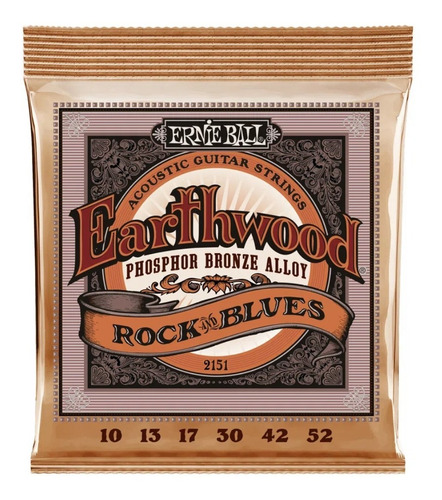 Encordoamento Ernie Ball Violao Aco 010 Phophor Bronze