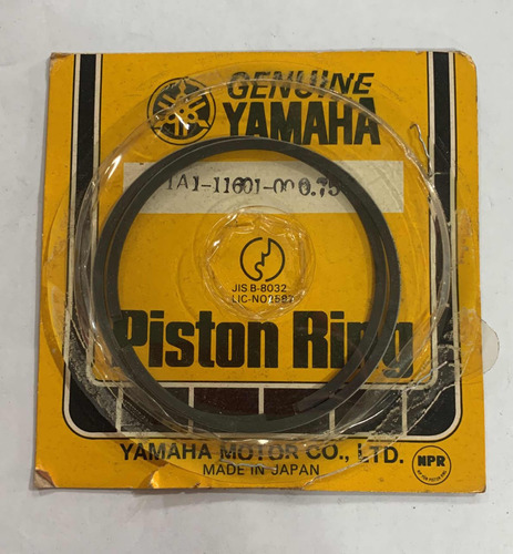 Anillos De Pistón Yamaha Originales Para Ax 100 0.75