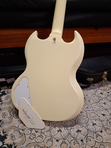 Gibson Custom Shop Sg Les Paul 1961 60th Anniversary Destro Polaris White Ébano (Usado)