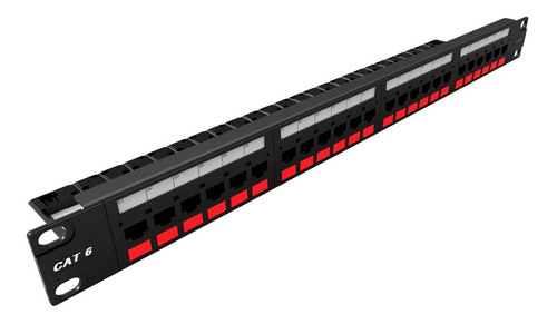 Patch Panel Modular Furukawa Cat6 24 Portas T568a/b Multilan