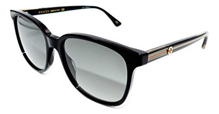 Gucci Auténticas Gafas De Sol Cuadradas Negras Gg0376 Vc92a