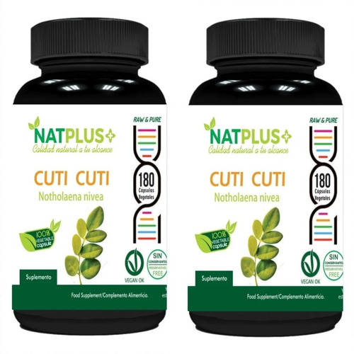 Pack 2 Frascos Cuti Cuti 180 Cápsulas C/u De 450mg Oferta