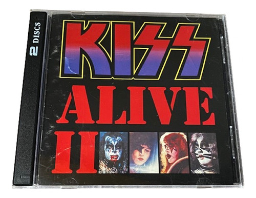 Kiss, Alive 2, Doble Cd, Edicion The Remasters - Importado