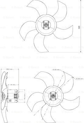 Motor Ventilador Bosch F006b10441