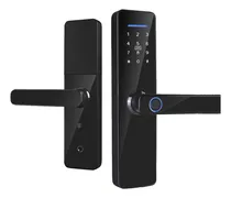 Comprar Cerradura Smart Wifi Huella Dactilar Tarjeta Clave Abre Desde La App Tuya Smart Alarma Sonora Antibandálica Resistente Al Agua
