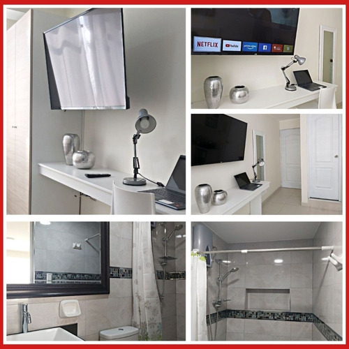 Imagen 4 de 7 de Habitación Amoblada Con Cocina Y Baño Propio (15min Airport)