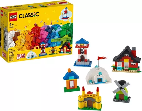 LEGO Classic - Blocos e Casas, 270 Peças - 11008