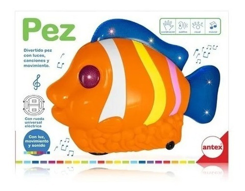 Pez Con Luz Y Movimiento Bebe Antex