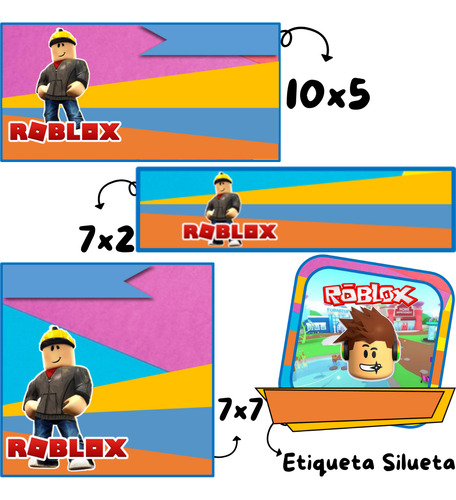 Kit Imprimible Etiquetas Escolares Roblox Nene Pdf