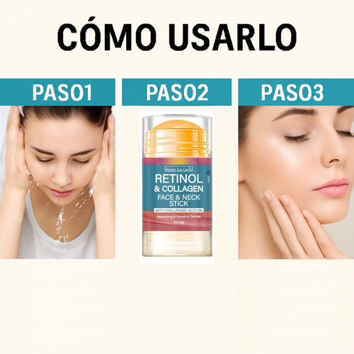 Barra Reafirmante Cuello Y Papada Retinol Colágeno 45g