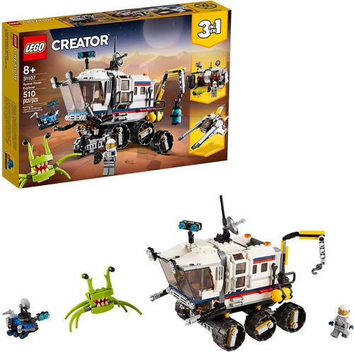 Kit Lego Creator 3en1 Explorador Vehículos Espaciales 31107