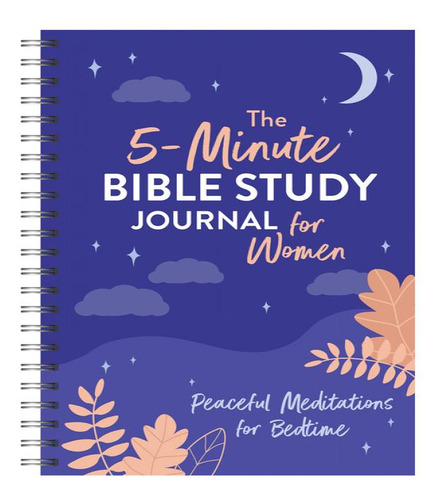 5 Min Bib Study Journal For Women Peacef, De Simmons Joanne. Editorial Barbour En Inglés, 2023