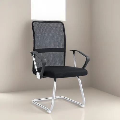 Asiento Visita Negro Malla Rio