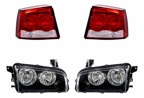 Kit Faros Y Calaveras Depo Dodge Charger 2009 A 2010