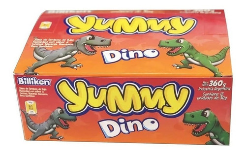 Gomitas Yummy Dino Billiken X 12u 