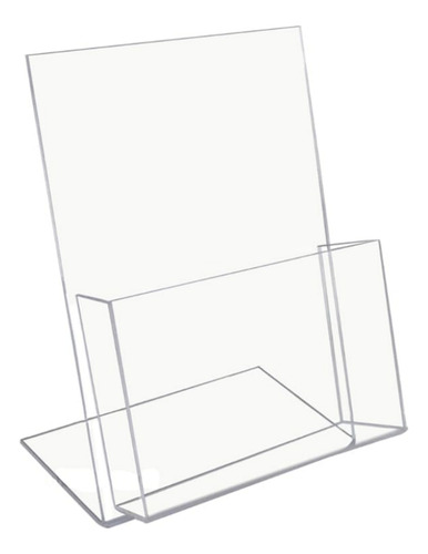 Display Expositor Porta Folder Folhetos Panfletos A5  15x21 Transparente