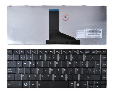Imagen 1 de 1 de Teclado Toshiba  M800 C800 C830 C840 C845 L800 L830 Toc840s