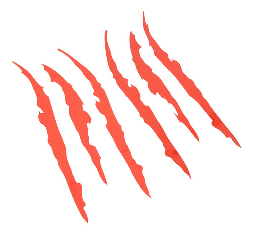 2 Peças De Adesivo De Carro Claw Marks Monster Scratch Adesi