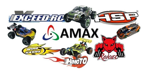 Imagen 3 de 3 de Par De Parrillas Para Buggy Rc Escala 1/10 Hsp Redcat Y Mas