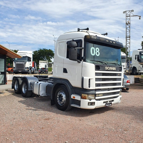 Imagem 3 de 15 de Caminhão Scania R124 420 Cavalo 6x2 Trucado 2008 - R420