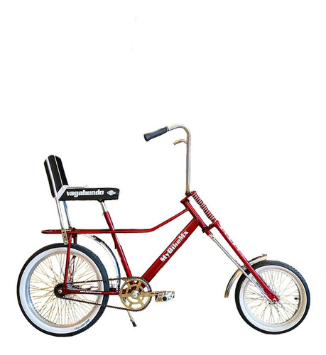 Bicicleta Clasica Vagabundo Retro Mybikemx Rojo Vintage