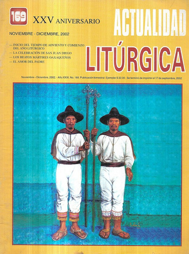 Actualidad Litúrgica 169 / Noviembre - Diciembre 2002