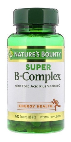 Natures Bounty Super B Complex Rendimiento Muscular Adelgaza