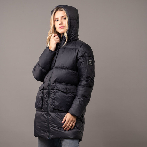 Campera De Abrigo Rusty Essentials Long Puffer Shop Oficial