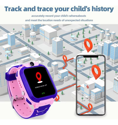 Reloj Inteligente 4g Gps Rastrea Ubicación Niños