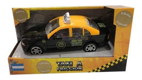 Auto A Fricción Taxi Edición Truquito