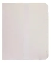 Comprar Separadores De Carpetas Color Blanco, Carta 8 Pestañas 