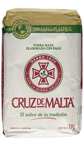 Yerba Mate Cruz Malta 22lb 1 Kilo