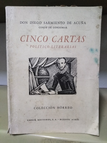 Cinco Cartas Político - Literarias Diego Sarmiento De Acuña