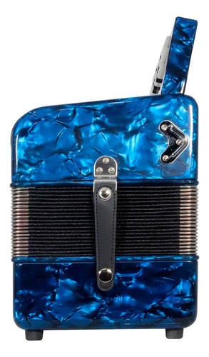 Acordeon Moretti Verona Gcf Sol 31 Botones 12 Bajos Azul
