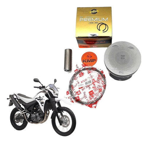 Kit Pistão Com Anéis Kmp Premium Rik 0.25 0.5 Yamaha Xt660 R