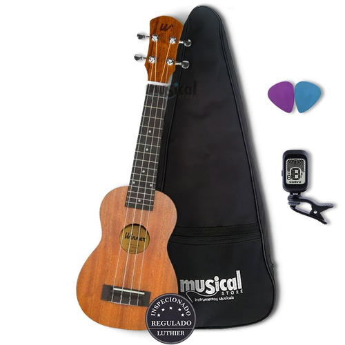 Ukulele Winner 21 C/ Aquila + Capa + Afinador + Palhetas