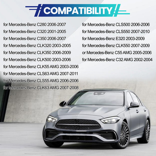 2 Almohadillas De Elevación Para Mercedes-benz A209 W209 W21
