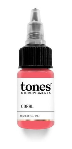Tinta Tones Dermopigmentación Microblading Usa 15 Ml Coral