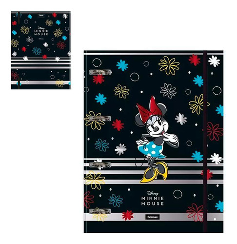 Fichário Universitário Minnie Mouse Disney 80f - Foroni